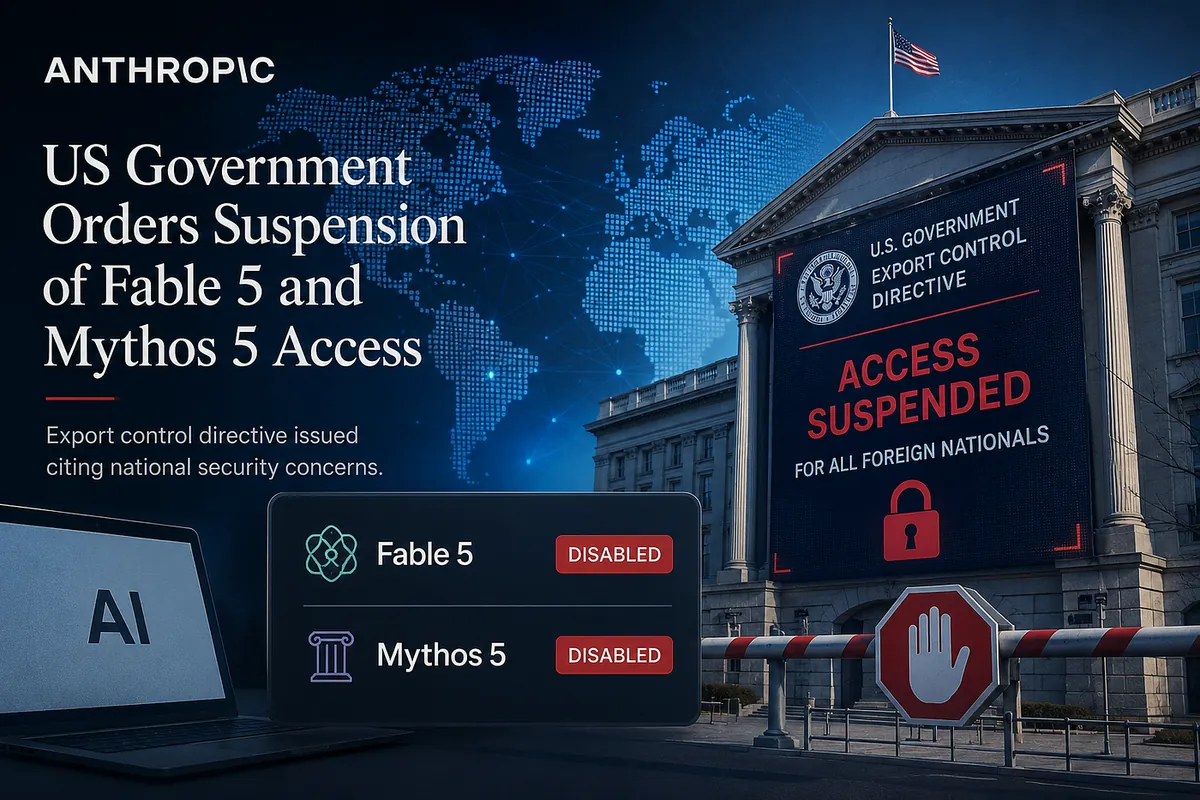 US government forces global Fable 5 shutdown over a jailbreak GPT-5.5 can already replicate