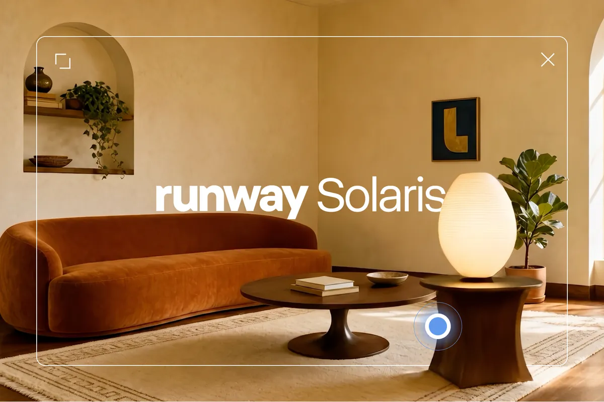 Runway's Solaris generates app interfaces as video, not code