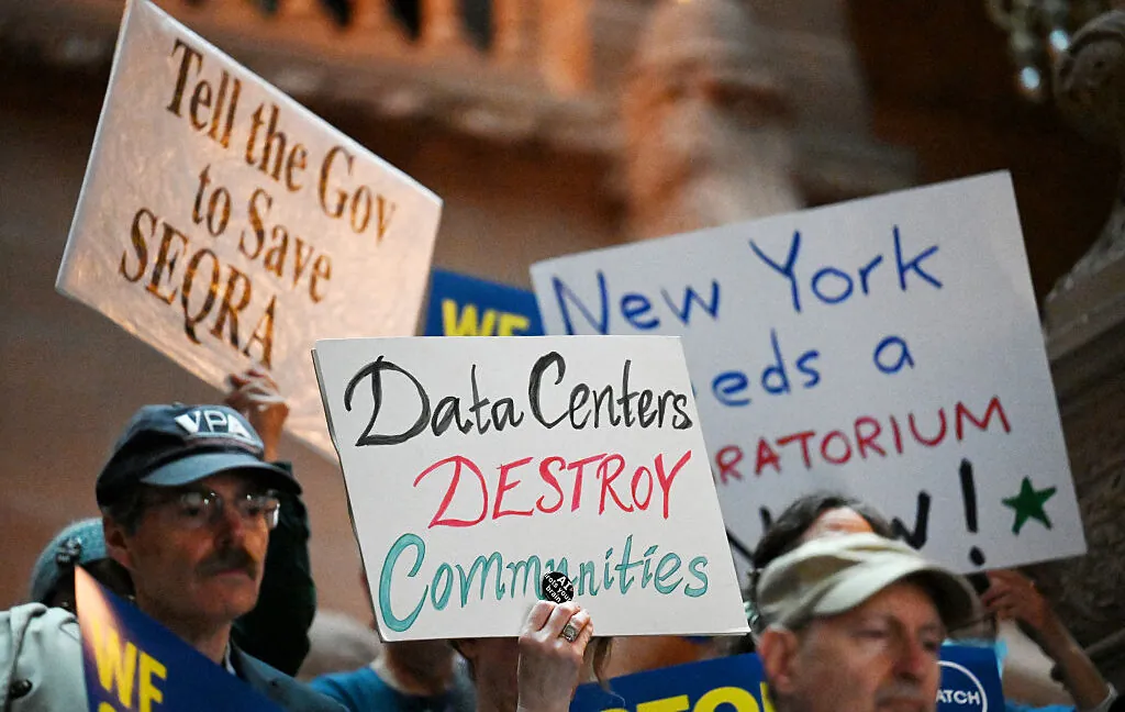 New York becomes the first US state to pause new large data centers