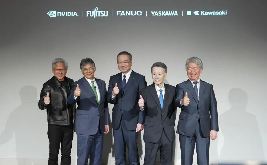 富士通、FANUC、安川電機、川崎重工がNVIDIA基盤のフィジカルAIプラットフォームを共同検討
