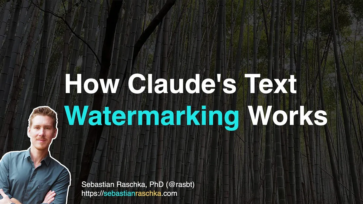Claude watermarks its text by steering token sampling, not retraining